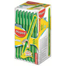 PAQUET DE 50 STYLO MAPED ICE 22443