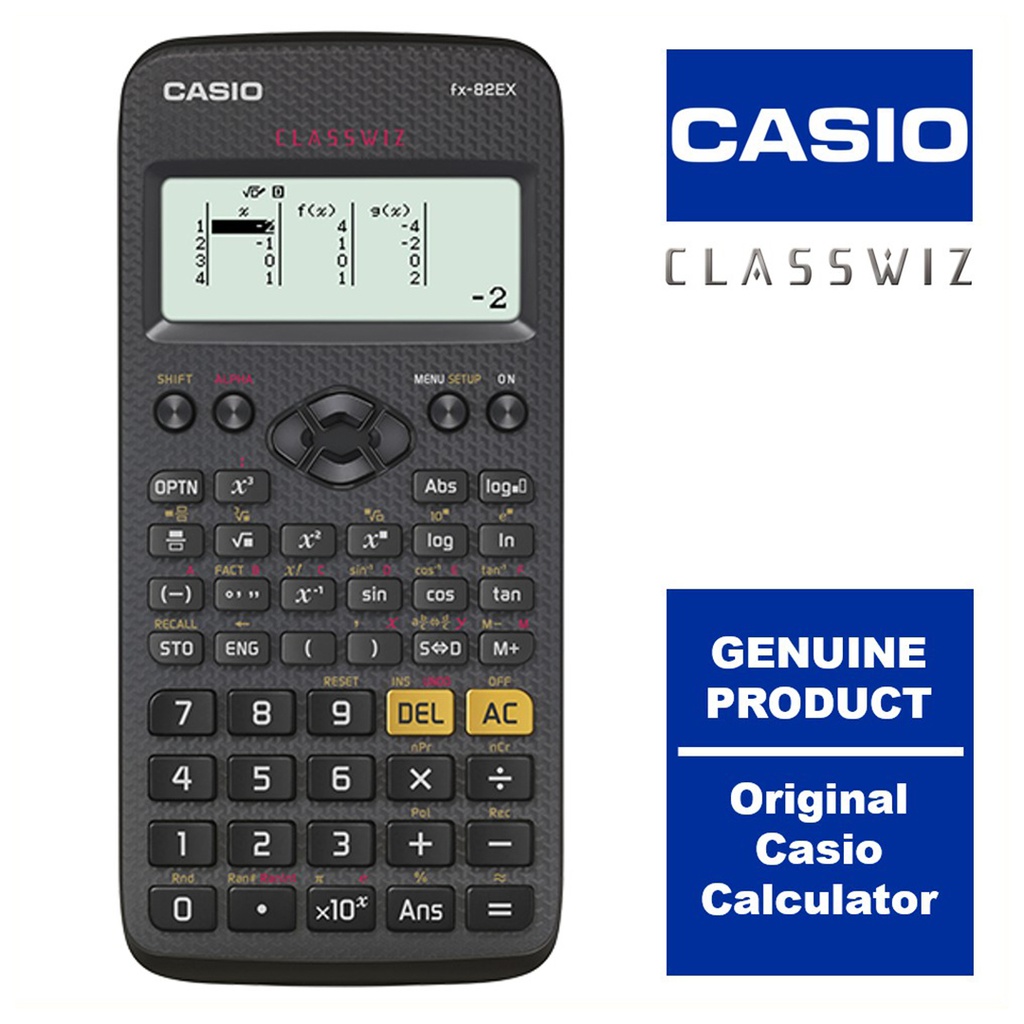 CALCULATRICE SCIENTIFIQUE CASIO FX-82EX