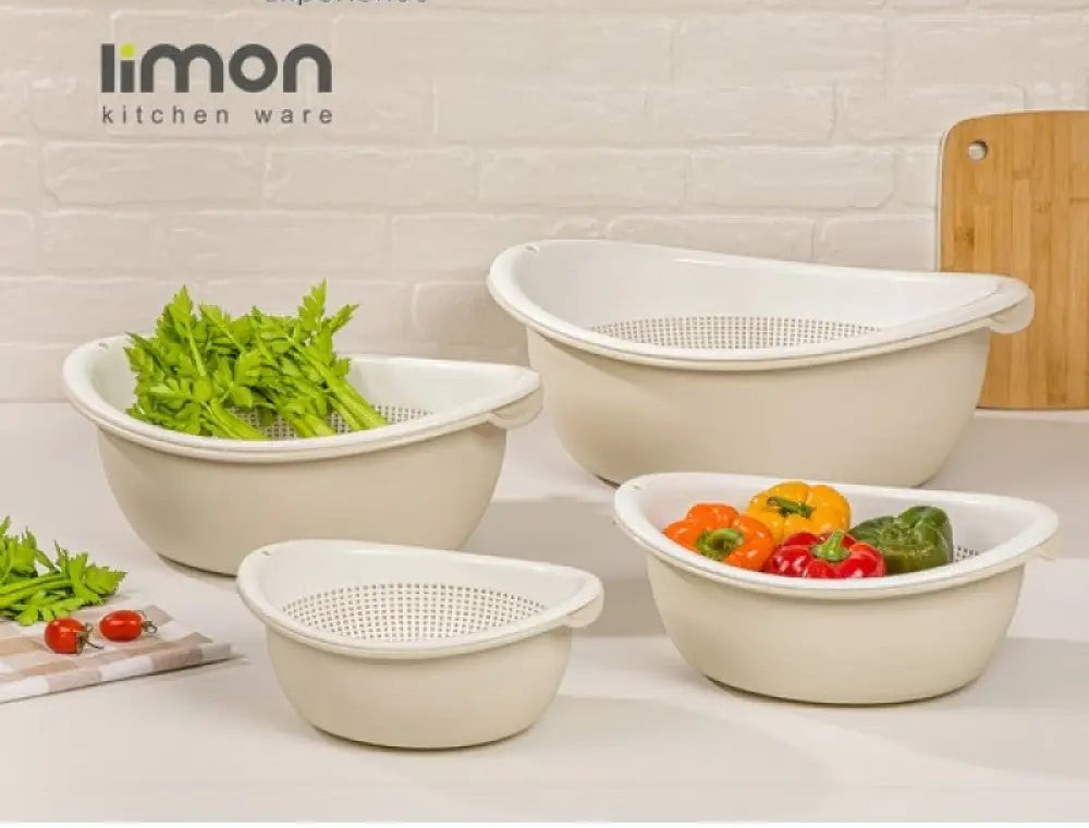 BAZAR COLANDER  & BOWL LIMON 020