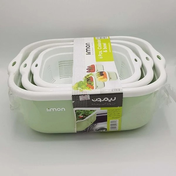 BAZAR COLANDER & BOWL LIMON 06387