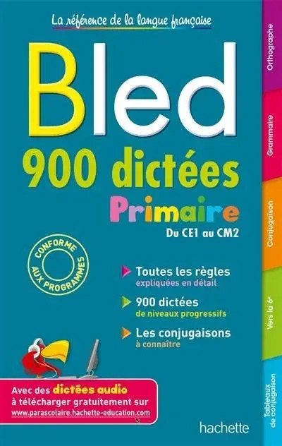 BLED 900 DICTEES PRIMAIRE CE1-CM2
