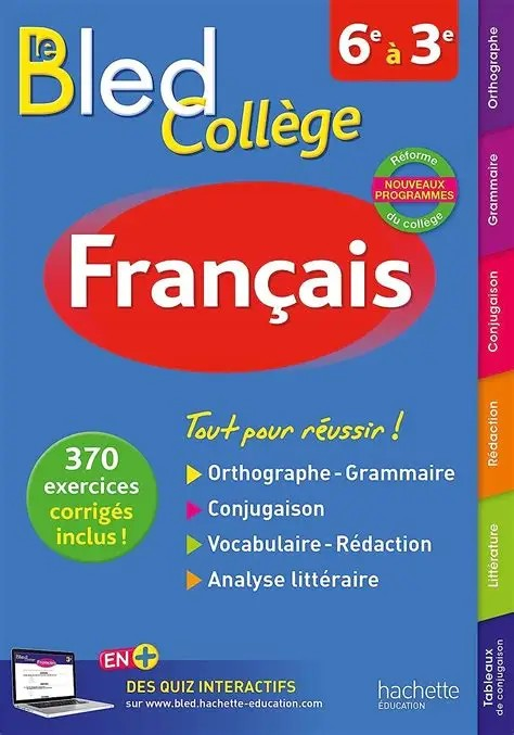 BLED FRANCAIS 6E-3E