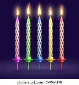 BOUGIE GLITTERS PARTY CANDLE