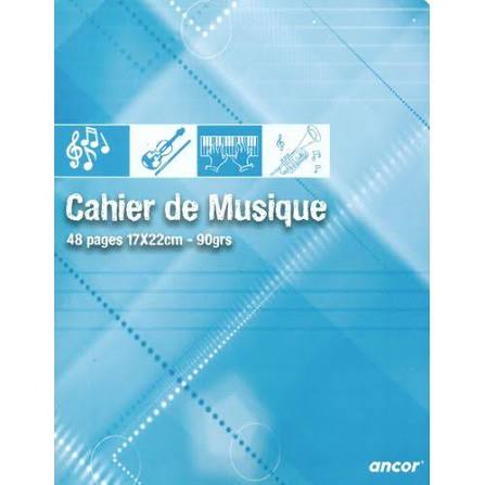 CAHIER DE MUSIQUE ANCOR 48P 69310