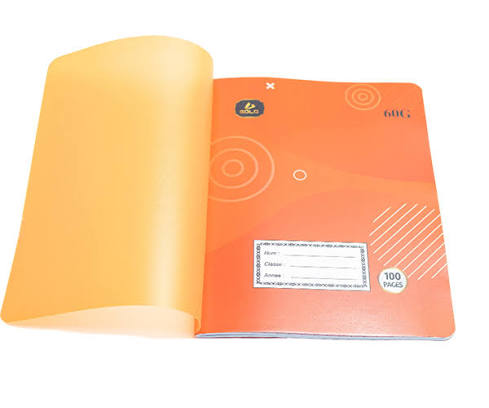 CAHIER GOLD 100P A5 POLYPRO 60G