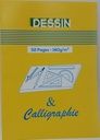 CAHIER DE DESSIN 32P CALLIGRAPHIE