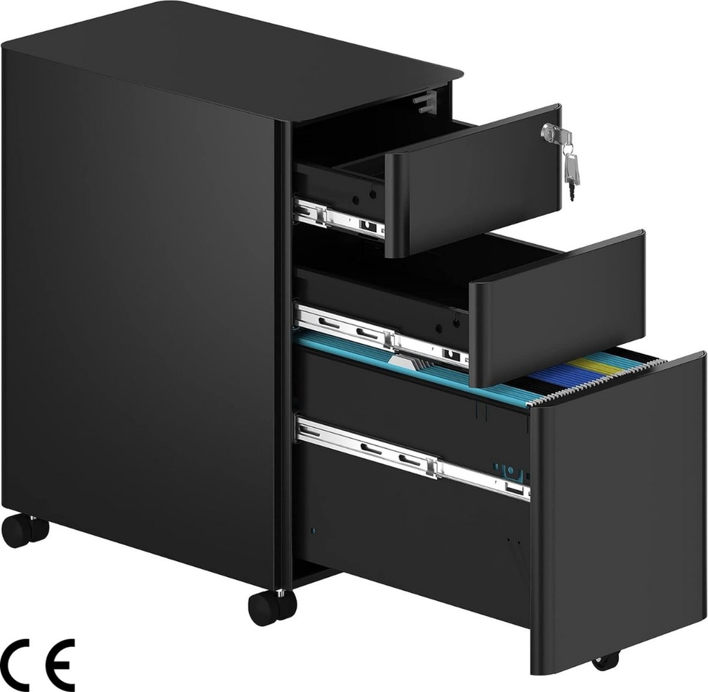 CLASSEUR BUREAU DGG METAL NOIR
