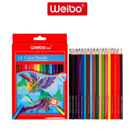 CRAYON DE COULEUR WEIBO WB-9101-18