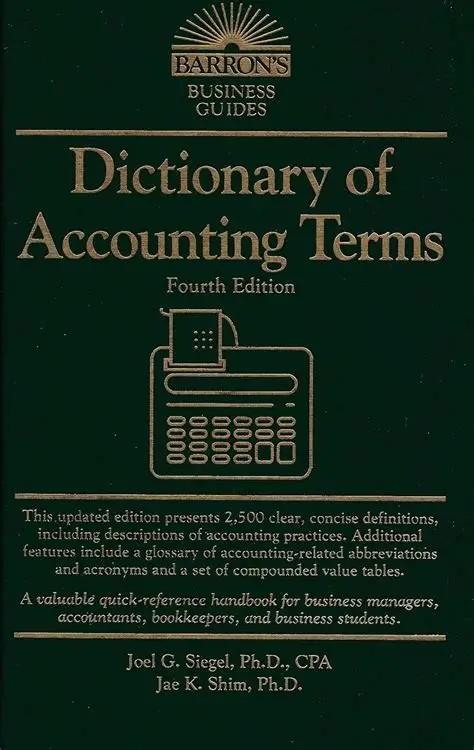 DICTIONARY FOR LEARNERS ACCOUNTING AND COMMERCE