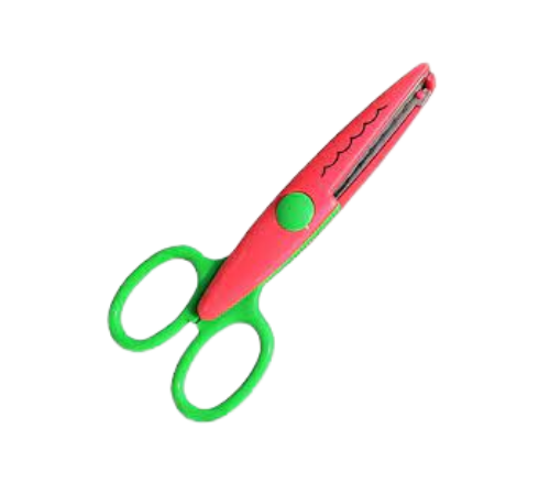 CISEAUX DECORATIFS COLORES 1606A
