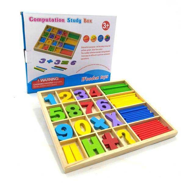 COMPUTATION STUDY BOX WOODEN TOYS WK0046