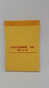 FACTURIER A6