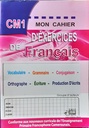 MON CAHIER D'EXERCICES DE FRANCAIS CM1