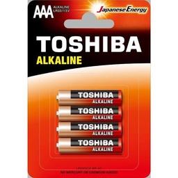 [04519] BAZAR PILES TOSHIBA AAA PACK DE 4