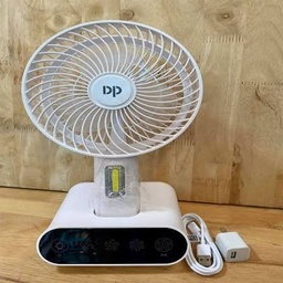 [06955] BAZAR VENTILATEUR RECHARGEABLE AVEC TORCHE DP-7624