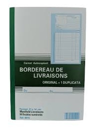 [01120] BORDEREAU DE LIVRAISONS A4 21*14CM 6610