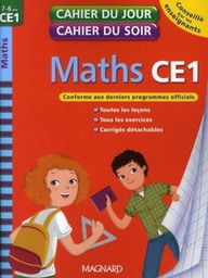 [01095] CAHIER DU JOUR EN MATHEMATIQUES CE1