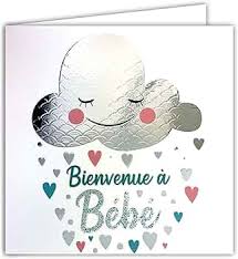 [47180] CARTE DE VOEUX BEBE AVEC ENVELOPPE GM