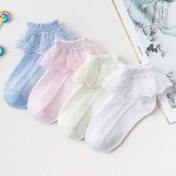 [05142] CHAUSSETTE ENFANT AVEC DENTELLE