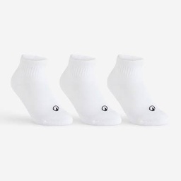 [05136] CHAUSSETTE ENFANT BLANCHE SOLIDE PACK DE 3