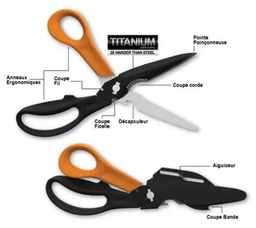 [098522] CISEAUX SKILINE PLASTIQUE 302