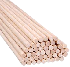 [03844] WOODEN DOWEL COAST MATERIAL & ACCESSORIES 22215-150